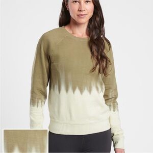 Athleta Women’s Sundown Dip Dye Sweatshirt Size XS